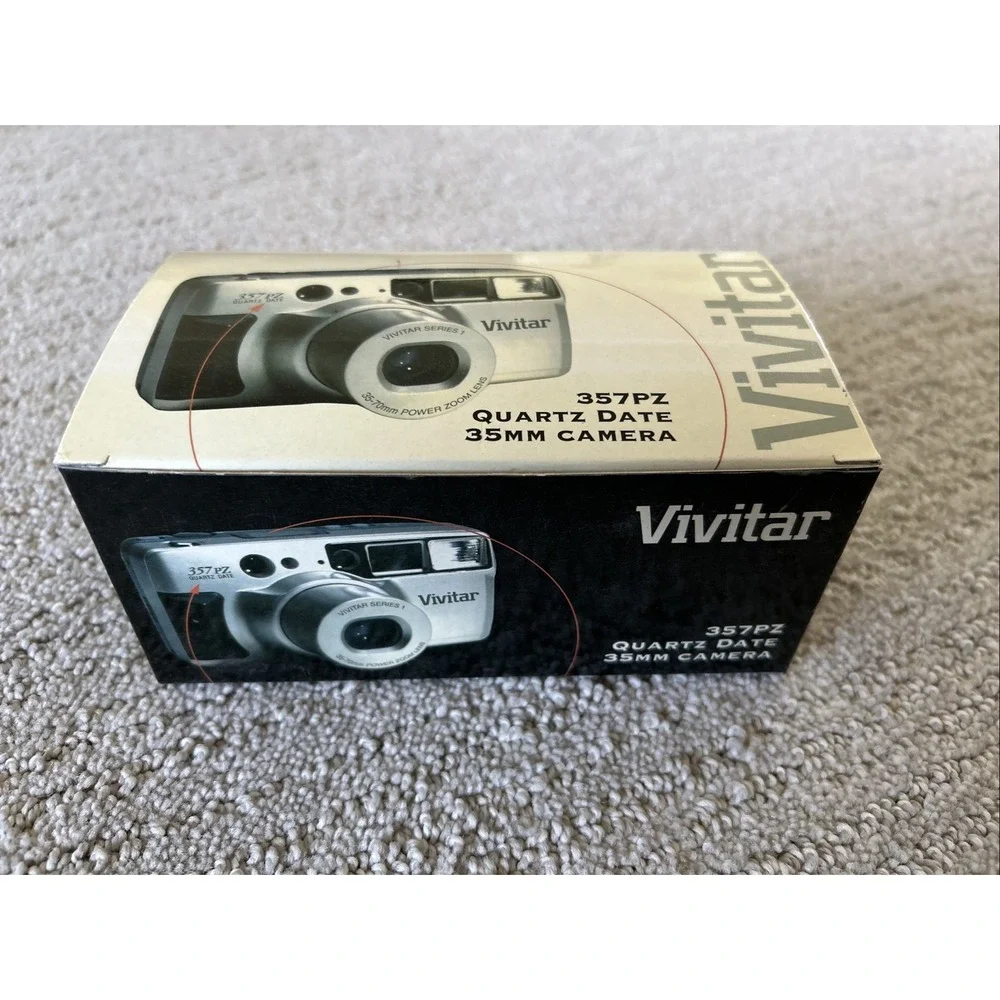Vivitar Series1 357PZ QD 35mm Point & Shoot Film Camera Untested
